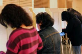 With just a few precincts left to count, it appears that Richmond voters elected Nat Bates, Tom Butt and Gary Bell to the three open City Council seats. (Photo by: Julie Brown)